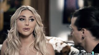 Nasty blondie taking care her BFFs lover