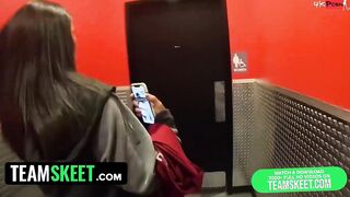 TeamSkeet - Curvy sexy Takes Off Her Tight Jumpsuit And Twerks Her Long Fat Butt On Hard Cock