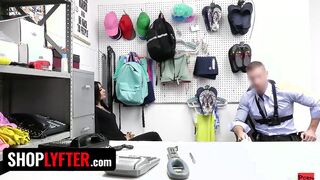 Shoplyfter - Sexsual Tattooed Skank Getting Her Wet Pussy Drilled By The LP Officer For Stealing