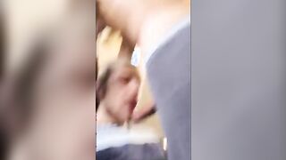 blowjob masturbation handjob sucking outdoor wanking