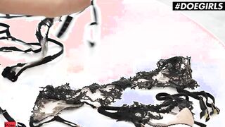 Emma Hix Slips On Her Sexiest Panties Before Masturbating Hard