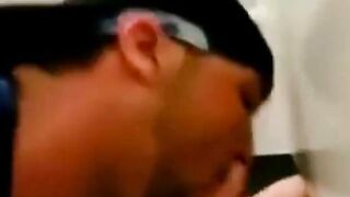he suck a big dick to w.c