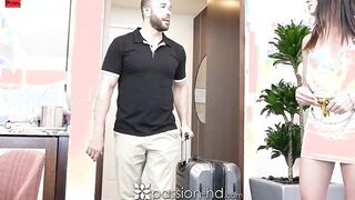 PASSION-HD Lucky Bellman Fucks Charming Hotel Guest On New Years