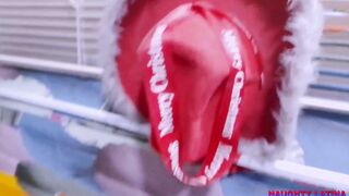 EBONY LONG COCK PORNSTAR BANGED ME HARDCORE AS CHRISTMAS GIFT