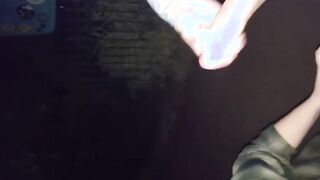 outdoor blowjob facial