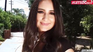 SCAMANGELS - Step Sis Vicki Chase & Eliza Ibarra Screwed! Rich Guy Into Outside - LETSDOEIT