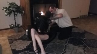 goddess Lovers bdsm by the fire