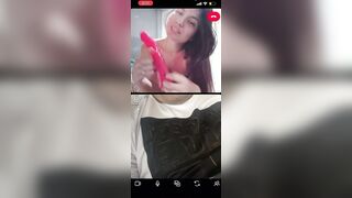 She love it tape SEX with a LONG Dildo , HORNEY chick want to put DEEP in her.