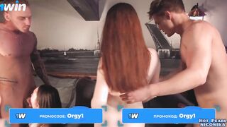 BROTHERHOOD of NAILED _ 1WIN Best Group Sex Porn 2023 NIGONIKA