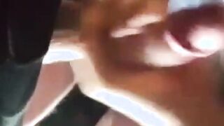 UK truck driver sucks local straight lad