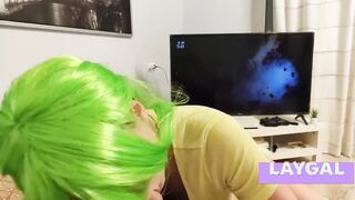 A fan of mortal kombat sucked a neighbor after the game