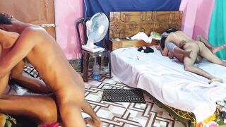 1 slender teens Cutie pounded into filthy three-way FMM, Christmas