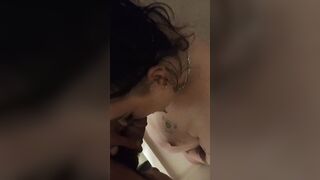 Subslut loves golden showers before her shower