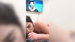 Fellatio inside my room with my step sister