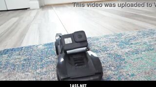 Long guy spying on Cutie mistress and her yoga instructor! - Blake Blossom and Slimthick Vic