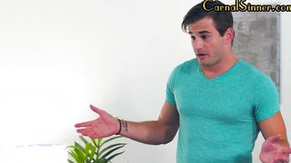 Adorable tiny hooters 19yo plowed into vagina by passionate fucker