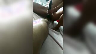 Joint masturbation with a goddess cougar