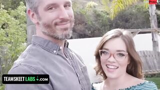 TeamSkeet Labs - Slutty Tiny Dark Hair Getting Her Snatch Boned