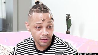 Black guy titfucks and bangs motherinlaw
