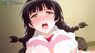 Hentai cute college teen in uniform enjoys hardcore sex