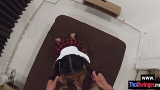 Perfect cock riding in hot short skirt