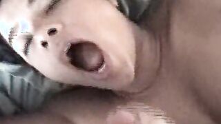 girls spoonfed facial