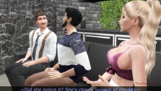 The sims four,Crazy housewife cheating on her hubby with his friend