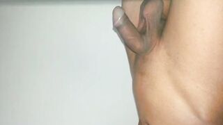 Penis erection - Flaccid to fully erected big cock