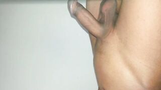 Penis erection - Flaccid to fully erected big cock