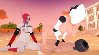 (3D Animated)(BBW) Haydee x Huntress 3 Way