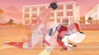 (3D Animated)(BBW) Haydee x Huntress 3 Way