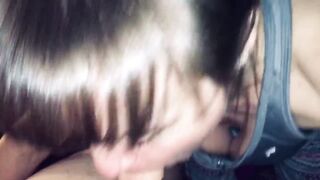 Friends Cougar Love’s Sucking Off my Young Cock Dry and Showing me her