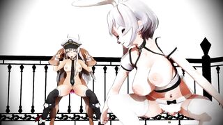 Mmd 3D Cartoon Sirius シリアス　トゥーン調 Fuck Hard until she Cum