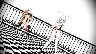 Mmd 3D Cartoon Sirius シリアス　トゥーン調 Fuck Hard until she Cum
