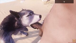 Wild Life / Furry Wolfgirl Rasha Loves some Big Dick