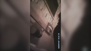 true spy from 2020 in a WC at home