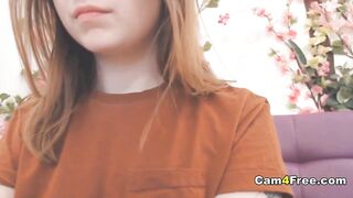 Cute Teenie Moans From a Bombshell Masturbation