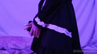 Futanari Lady Boy Kawaii Girl Boy with Big Black Cock big black dick and