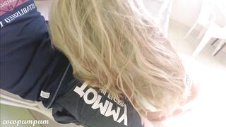 LOTS OF SQURTING & COOKING FOR AMATEUR BOMBSHELL IN OUTDOORS