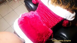 fucking and cumshot for miss santa claus on christmas day