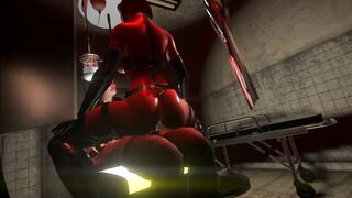 3D SFM VR Big Tits Latex Girlfriend Breast Feeding Vacuum