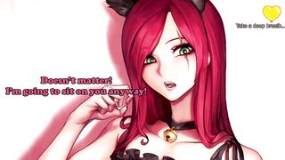 Katarina's Halloween (Hentai JOI) (League of Legends) [femdom, Face Sitting, Breathplay, Smotherbox)