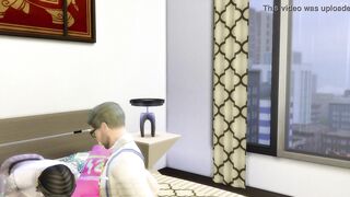 chinese Dad And Son Fucking Korean Sleeping Milf After They Had Dinner
