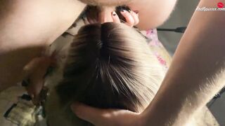 Friendly Blonde In Bombshell Lingerie Passionately Sucks Girlfriend's