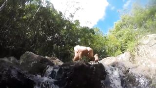 Stacked blonde cougar with a fabulous ass liking public sex