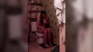 Hidden Cam Caught 18 Finger Bang In Restroom