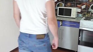Anal sex and Oral Sex in the kitchen with son