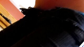 Paula Tortures herself by Piercing her Navel with a Hugest Pencil that