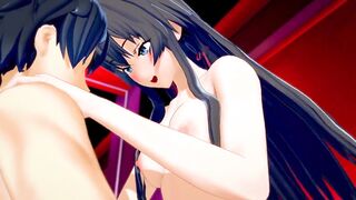 Oregairu: Romantic Sex with beauty College bimbos Yukino (3D Hentai)