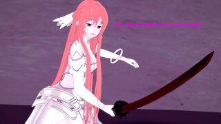 SAO WOU: Asuna Gangbanded by PoH | 3D Anime with Plot